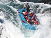 Whitewater trips on the White Salmon River go over Husum Falls when conditions are appropriate.