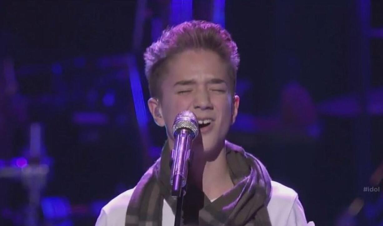 Vancouver's Daniel Seavey, 15, performed on &quot;American Idol&quot; Wednesday night on Fox.