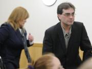 Sandra and Jeffrey Weller in court in October.