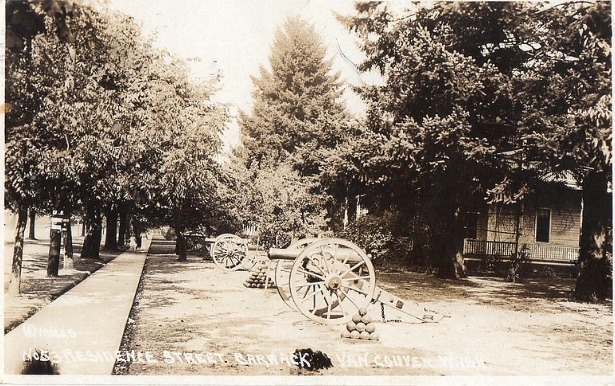 Aaron McEwen's great aunt received this post card from her uncle while he was training at Vancouver Barracks for deployment in World War II.