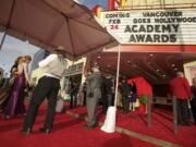 Guests arrive at the Kiggins Theatre for the &quot;Vancouver Goes Hollywood&quot; Academy Awards viewing party last year.