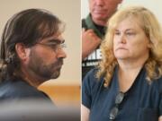 Jeffrey and Sandra Weller appeared in Clark County Superior Court on Thursday for resentencing.