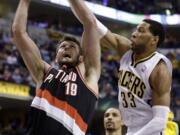 The Blazers expect to have Joel Freeland (19) back healthy for the playoffs.