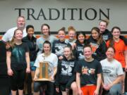 The Washougal High School girls wrestling team captured the regional championship Saturday, in Hoquiam.