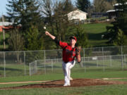 Dylan White took a no-hitter into the seventh inning March 18, at Camas.