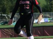 Harli Hubbard was untouchable against Washougal March 18, at Camas.