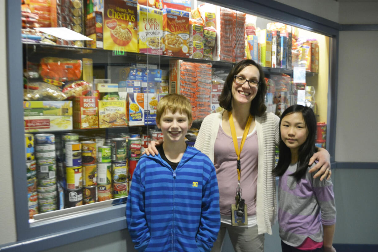 Julie Bristol, Gause Elementary social worker, had her birthday wish granted when students brought in 2,400 items for the Weekend Backpack Program.