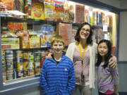 Julie Bristol, Gause Elementary social worker, had her birthday wish granted when students brought in 2,400 items for the Weekend Backpack Program.