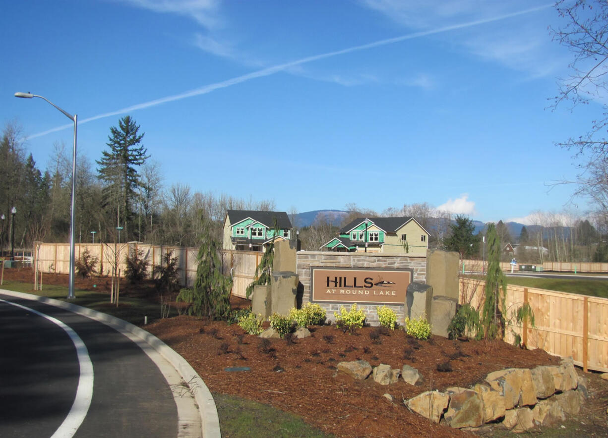 The Hills at Round Lake is a 333-lot planned residential development located on 89 acres that is adjacent to Woodburn Elementary School and Lacamas Park in Camas.