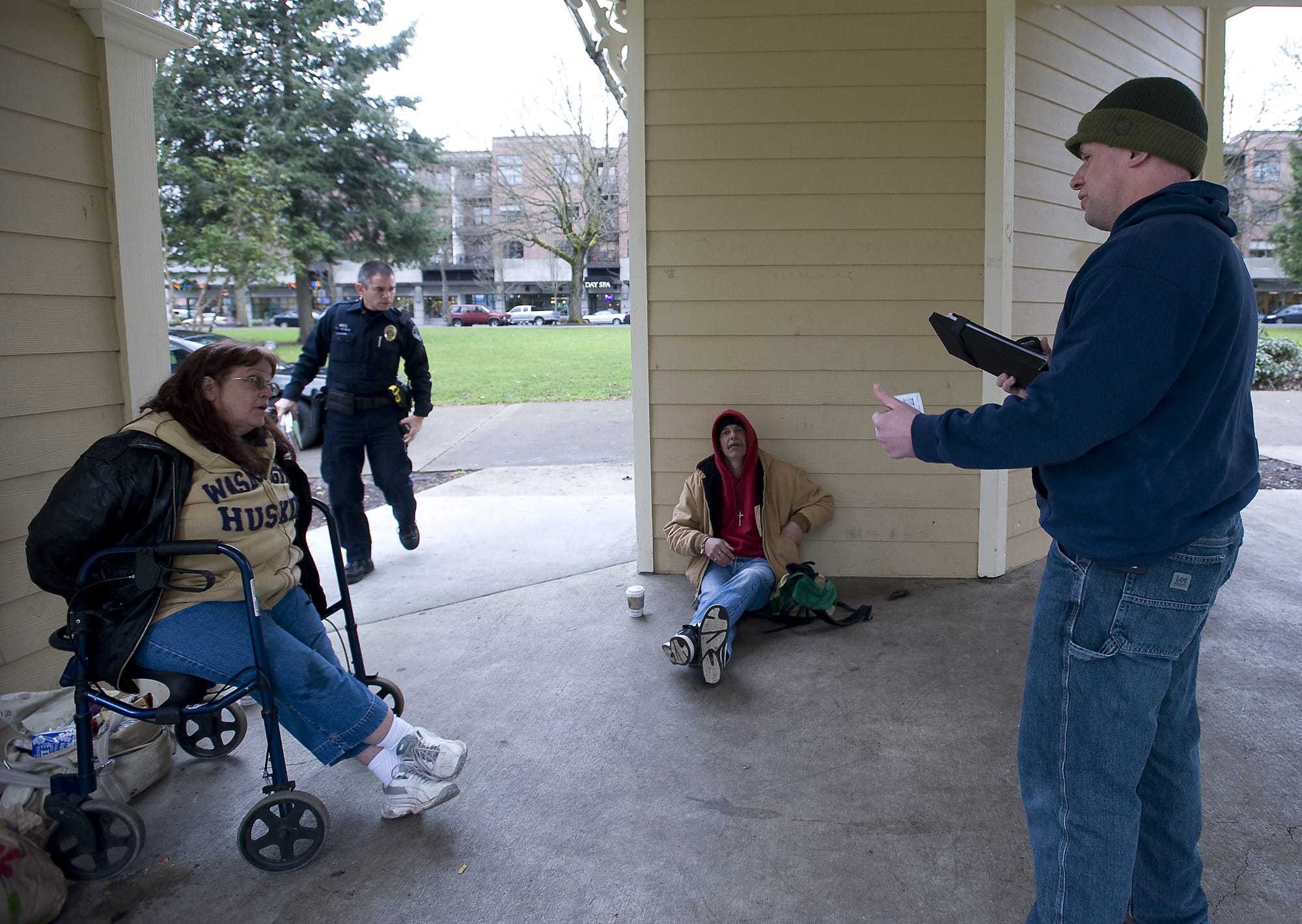 Some worry that a nearby building for the chronically homeless would bring more loitering and trouble to downtown Vancouver and Esther Short Park.