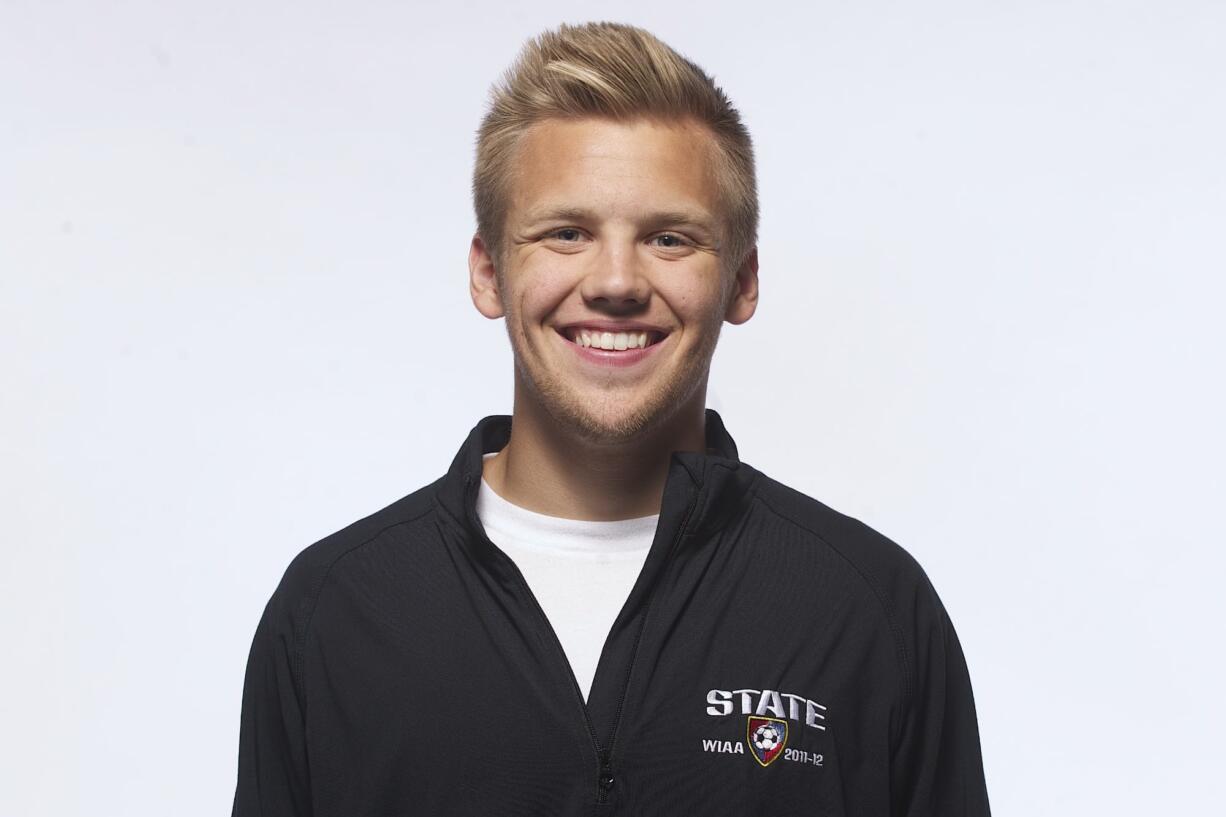 Carter Johnson of Skyview High School photographed June 11, 2013 is our all-region boys soccer athlete.(Troy Wayrynen/The Columbian)