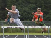 Prairie's James Phillips, left, and Peter Zalk head into the state track and field meet with the No.