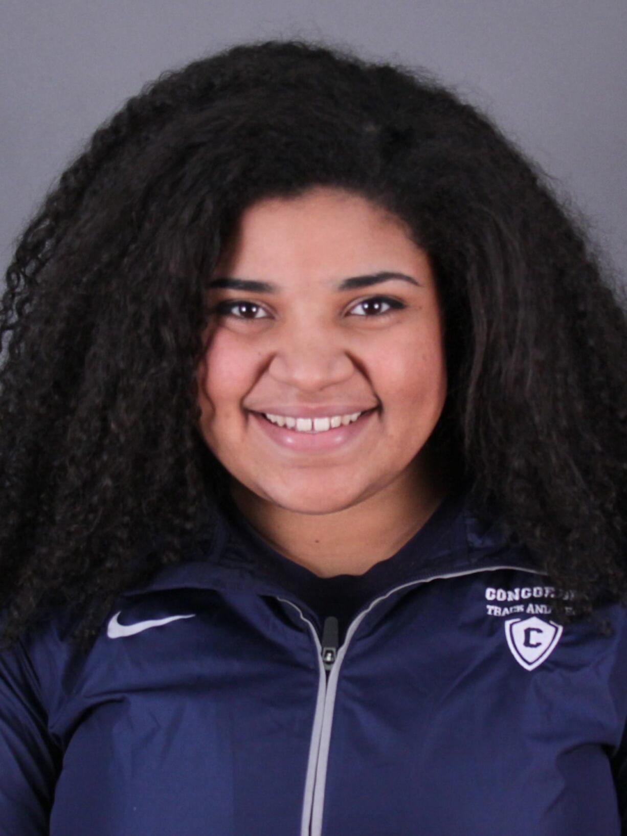 Gabi Dixson, Concordia University track and field