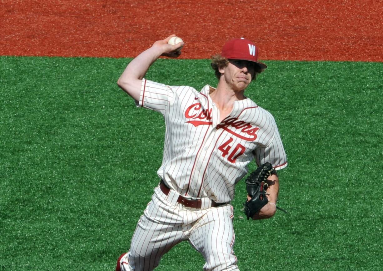 Ian Hamilton set a WSU record with 15 saves in the 2014 season.