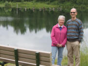 Vern and Faye Schanilec, of Washougal, recently made a contribution of $15,000 that will go to help construct an overlook deck on a pond located along the Washougal River Greenway Trail in Camas. The couple, who previously lived in Camas for 20 years, are frequent trail users.