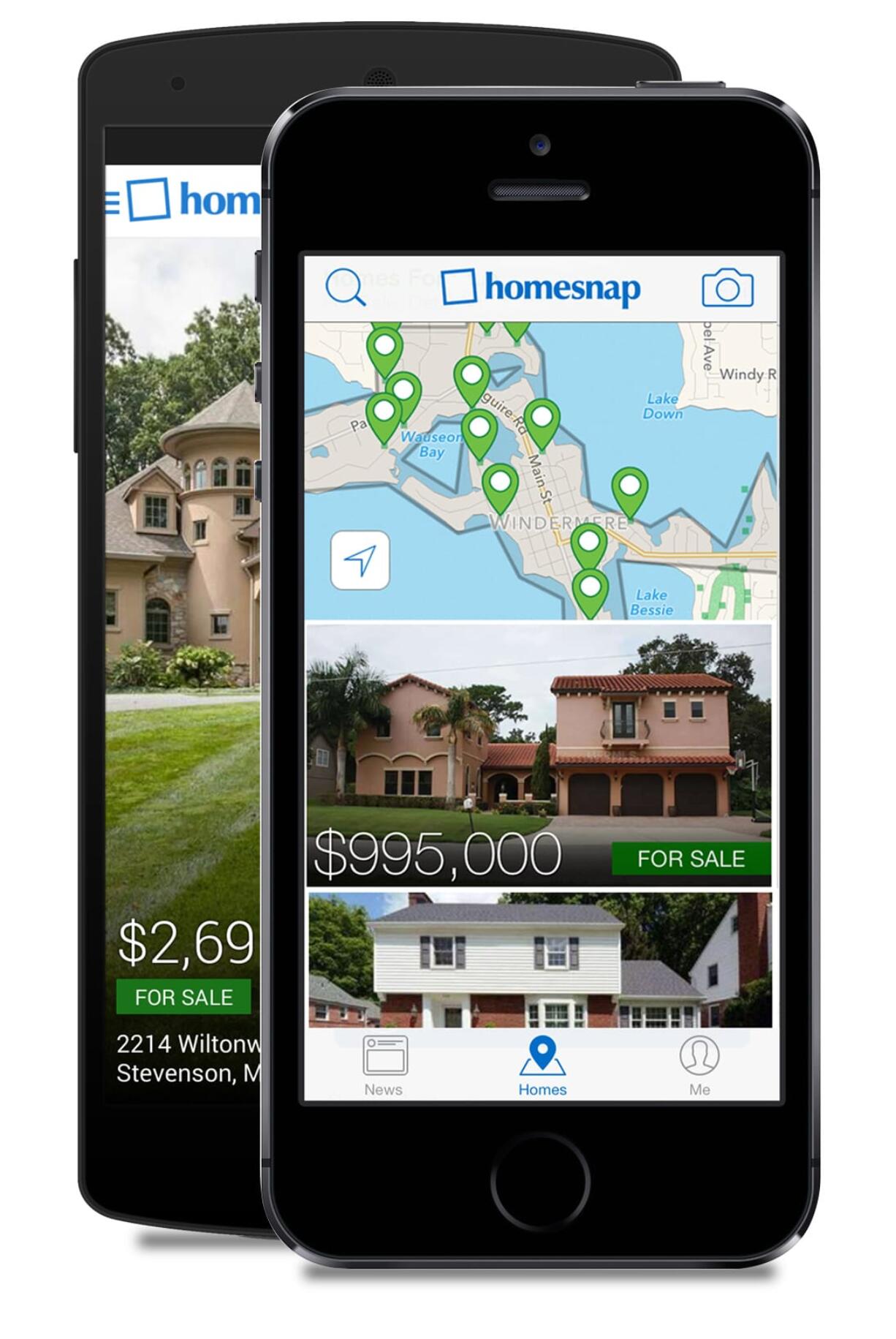 The app Homesnap lets you learn about a house for sale just by taking a photo of the house.