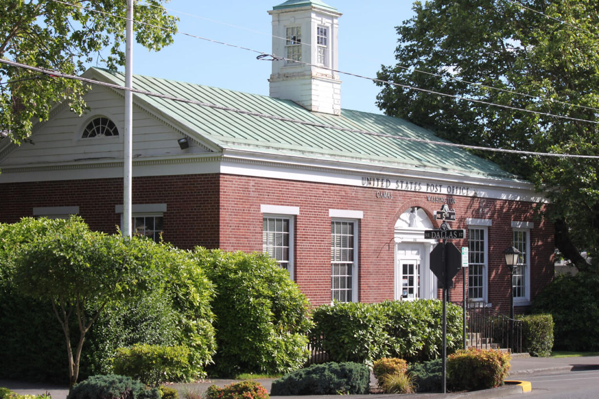 USPS officials have confirmed that the downtown Camas post office is no longer for sale. The 1939 building first went on the market in January 2010. Although it has had a number of interested buyers, no sale was ever completed. It is on the National Register of Historic Places.