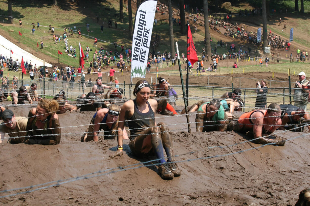 Washougal Motocross Park became a playground for Spartans of all ages Saturday.