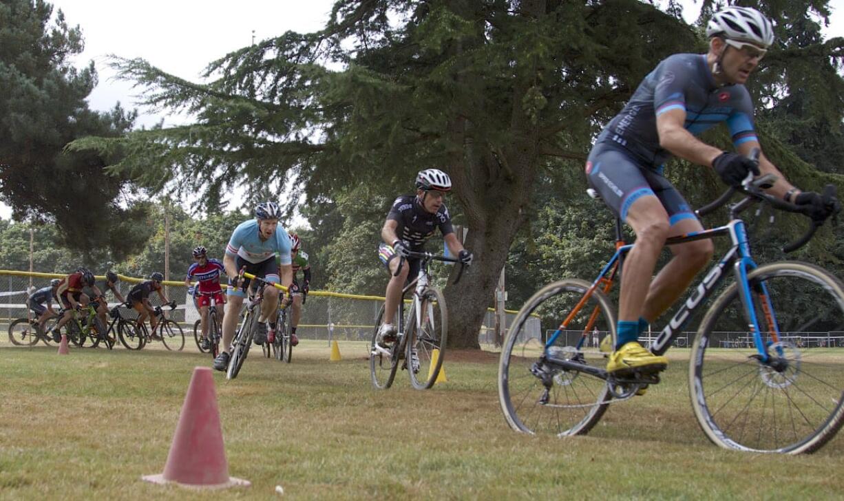 Cyclocross event at David Douglas Park on Saturday, Aug.