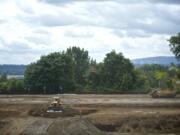 The Columbia View Apartments are under construction on the site of the former Rose Vista Nursing Center on Friday in Vancouver.