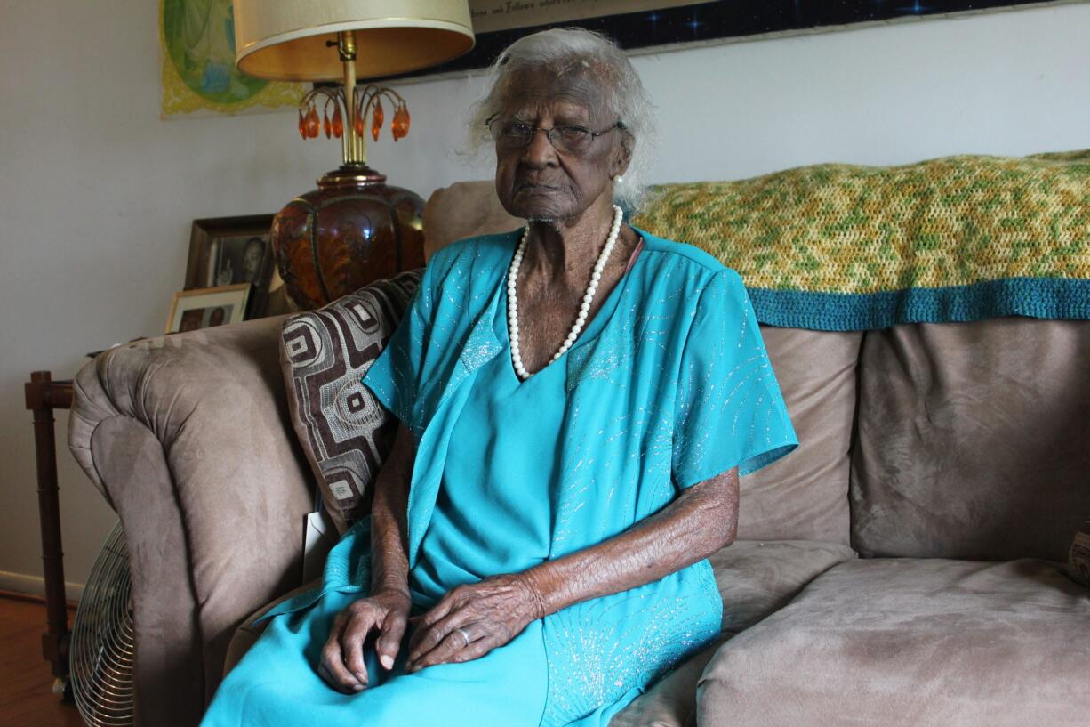 Jeralean Talley, of Inkster, Mich., seen Thursday, turns 115 today, making her the oldest living American and second-oldest person in the world on a list kept by the Gerontology Research Group, which tracks many of the world's oldest people.