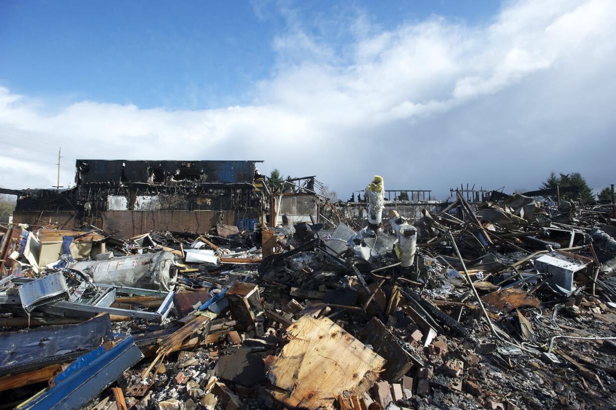 Crestline Elementary School burned down on Feb.