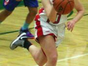 Teague Schroeder scored 15 of her team-leading 17 points in the fourth quarter to help the Camas girls beat Benson Tech 56-39 Monday, in the Holiday Hoops finale at Evergreen High School.