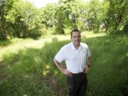 Clark County Department of Public Works Project Manager Scot Brantley stands at the soon-to-be developed Chinook Park.