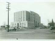 The Clark County Courthouse in 1942, shortly after construction was completed.