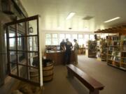 Photos by Steven Lane/The Columbian
The information desk at Fort Vancouver's visitor center will temporarily move to Pearson Air Museum, starting Monday.