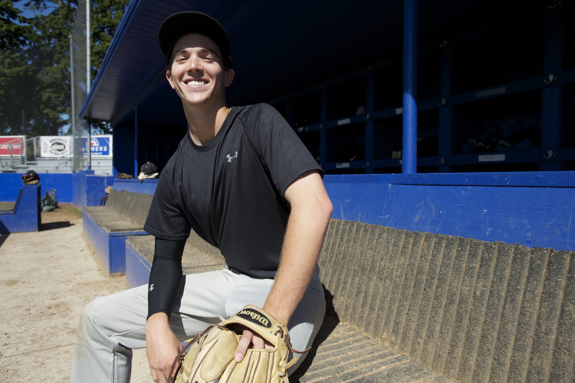 Clark College starting pitcher Travis Eckert leads the NWAACC with a 0.70 ERA.