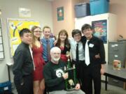 Camas: The Knowledge Bowl team that took second place at Arlington included seniors Tim Liu, from left, co-captain Rachel Fadlovich, co-captain Kyle Binder, Lindsay Weinberg, Shicon Wen and Xinyang Chen.