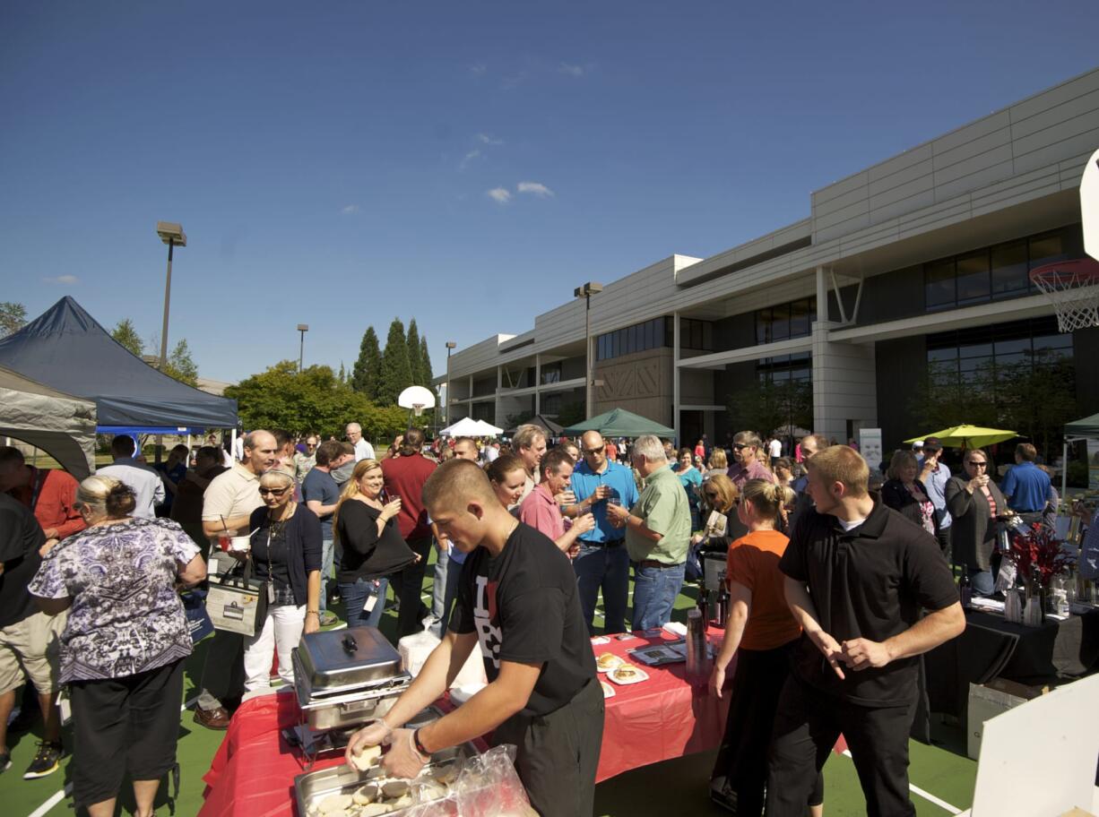 The 450 employees of telecom provider Integra received a warm community welcome on Wednesday at the company's new headquarters in east Vancouver.