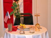 WEST MINNEHAHA -- The POW-MIA recognition table at American Legion Smith-Reynolds Post 14's 90th anniversary celebration last month.