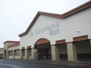 Signs have already been removed at a former Albertsons store on Fourth Plain Boulevard, which closed for good on Sunday.