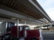 The new interchange at Northeast 139th Street will provide 16 feet, 6 inches of clearance over Interstate 205. Workers shifted the freeway 40 feet to the east and lowered it 9 feet to make that possible.