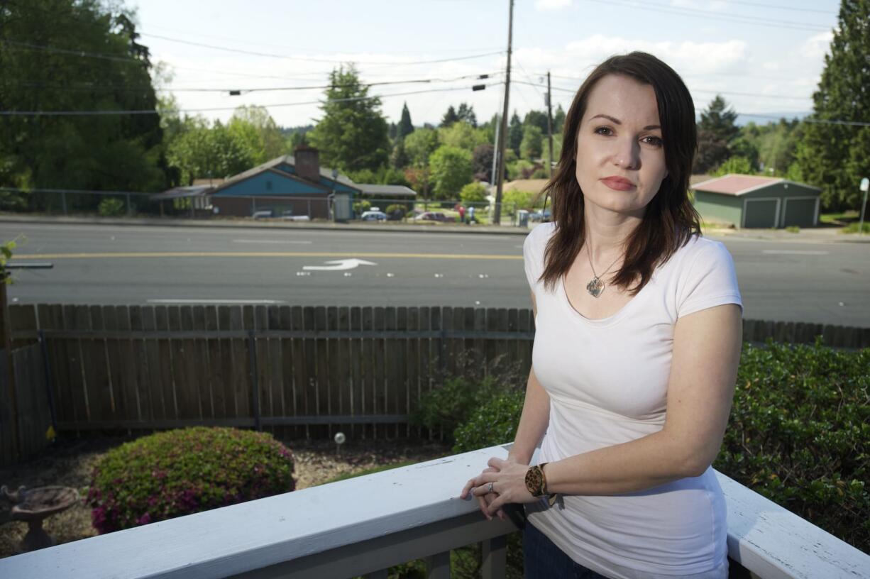 Crystel Baye has been startled by unexpected and aggressive visitors from the rental house across Northwest 78th Street from her home.