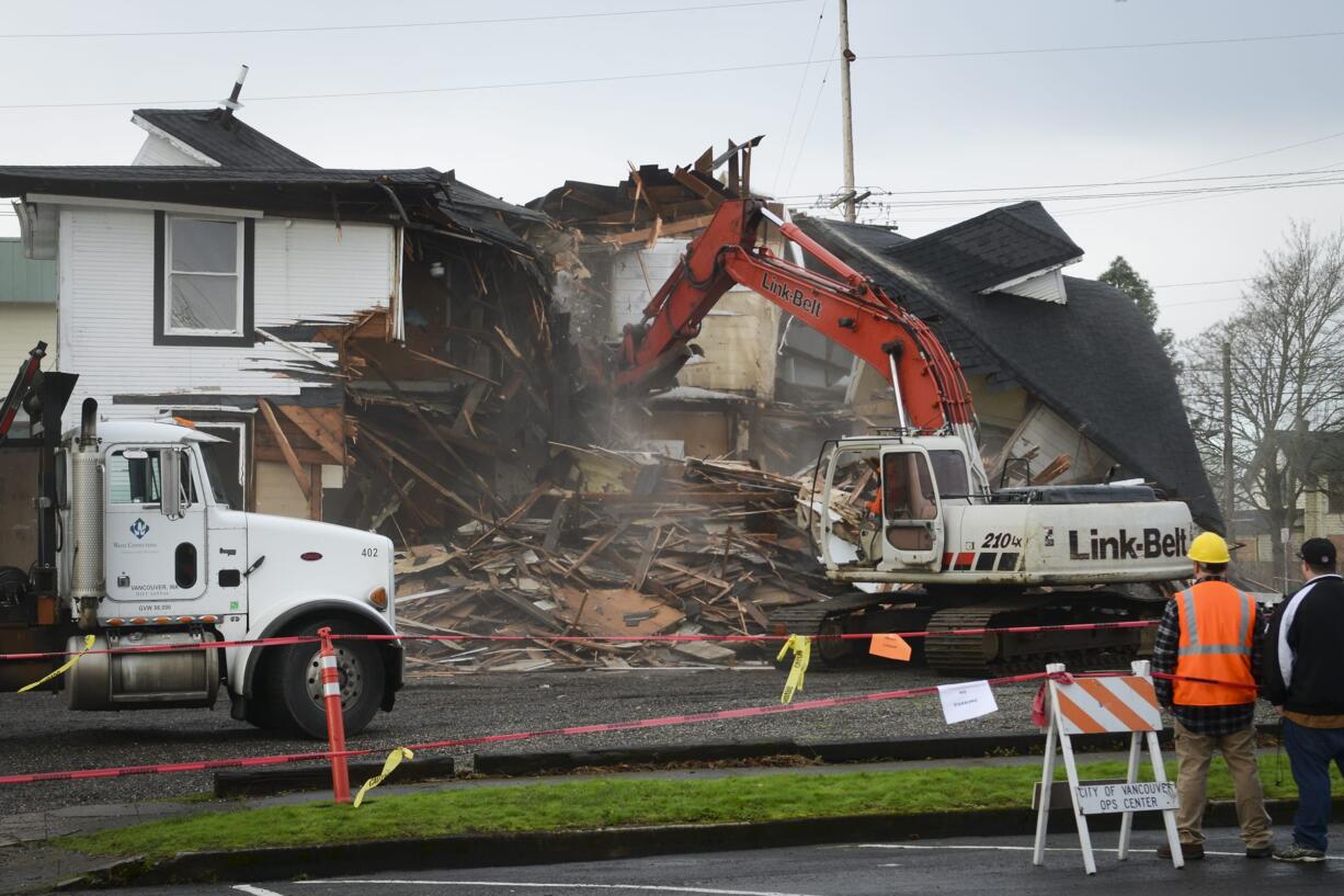 Open House Ministries has demolished a former rental house near its existing shelter in order to make way for a new Family Resource Center it hopes to build.