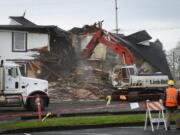 Open House Ministries has demolished a former rental house near its existing shelter in order to make way for a new Family Resource Center it hopes to build.