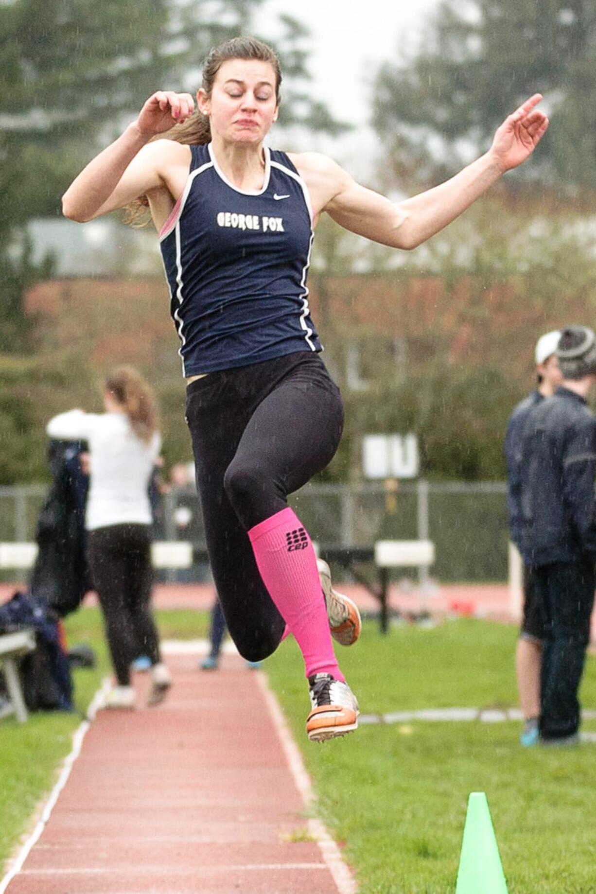 Charity Arn, George Fox University track and field.