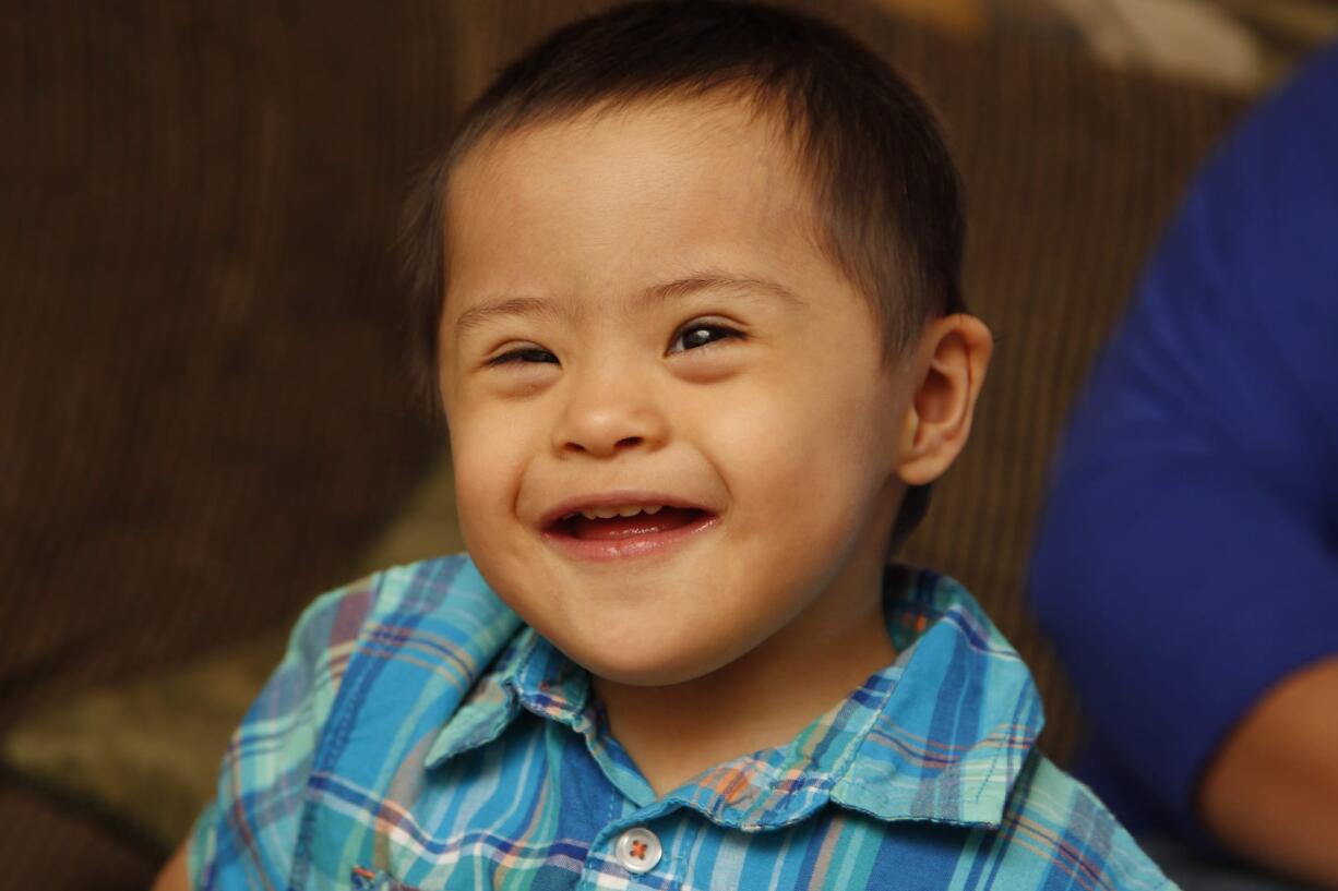 Nathan Magdaleno, 2, of Vancouver was recently named a 2014 Community Hero by the Children's Cancer Association.