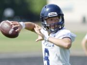 Zac Shomler's quest to become a starting varsity quarterback led him to Skyview High School, where he will be at the controls of the Storm offense this fall.