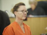 Deborah Lennon appears in Clark County Superior Court today for a hearing on whether she's mentally fit to stand trial.