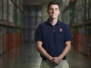 Dustin Meyer, sales representative for Corwin Beverage Company, has been with the company two years.