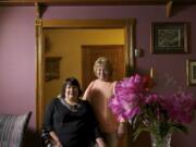 Susan Wickersham of Ridgefield, left, and her childhood friend Joan Hester, who now lives in Maryville, Tenn., met in a Miami children's hospital in the summer of 1954.