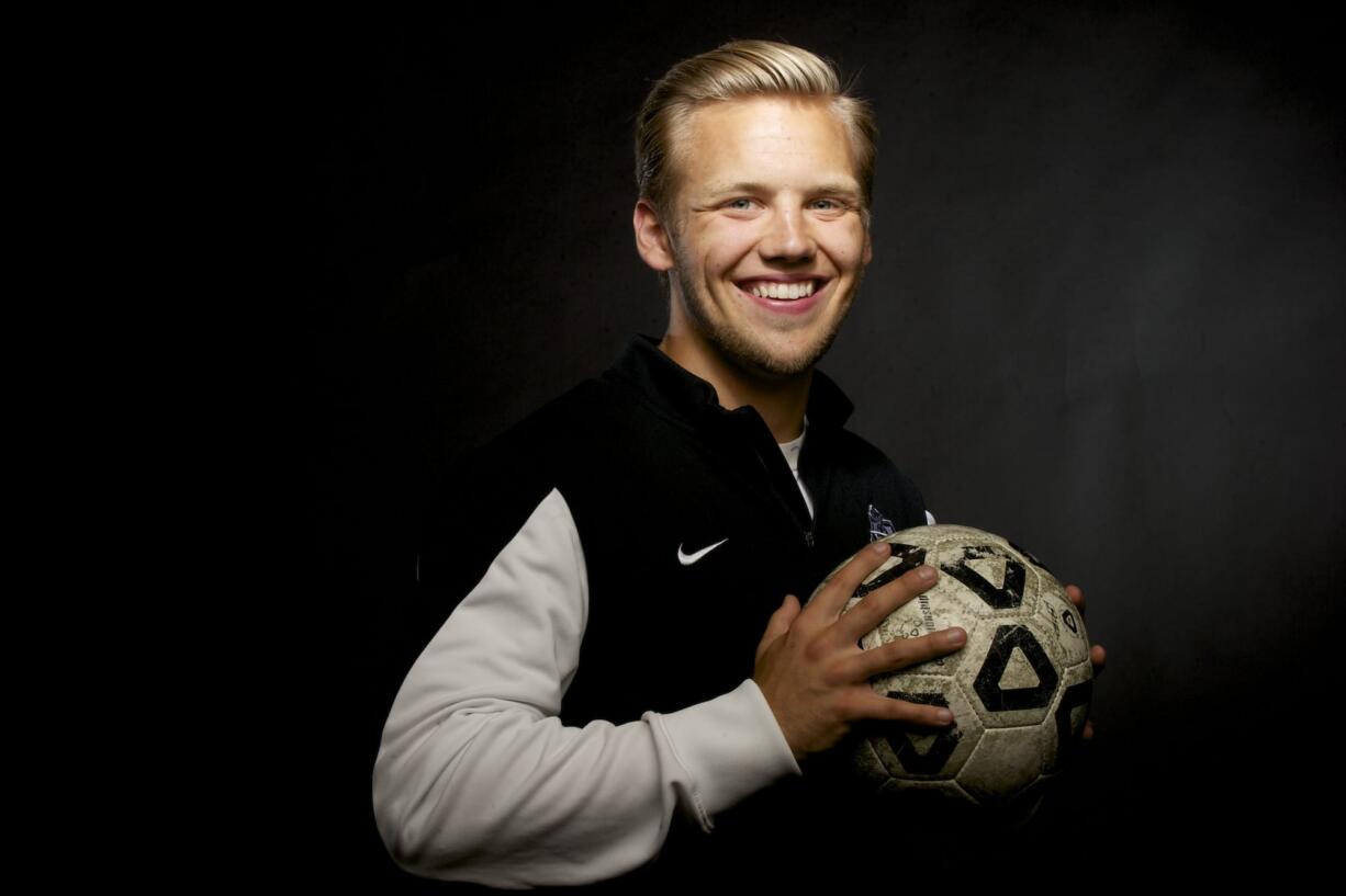 Skyview's Carter Johnson was a two-time winner of Gatorade's Washington Boys Soccer Player of the Year award.