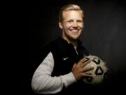 Skyview's Carter Johnson was a two-time winner of Gatorade's Washington Boys Soccer Player of the Year award.