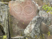 She Who Watches, or Tsagaglalal, is the most well known of the Native American pictographs and petroglyphs that can be viewed at the Horsethief Lake unit of Columbia Hills State Park about 100 miles east of Vancouver in the Columbia River Gorge.