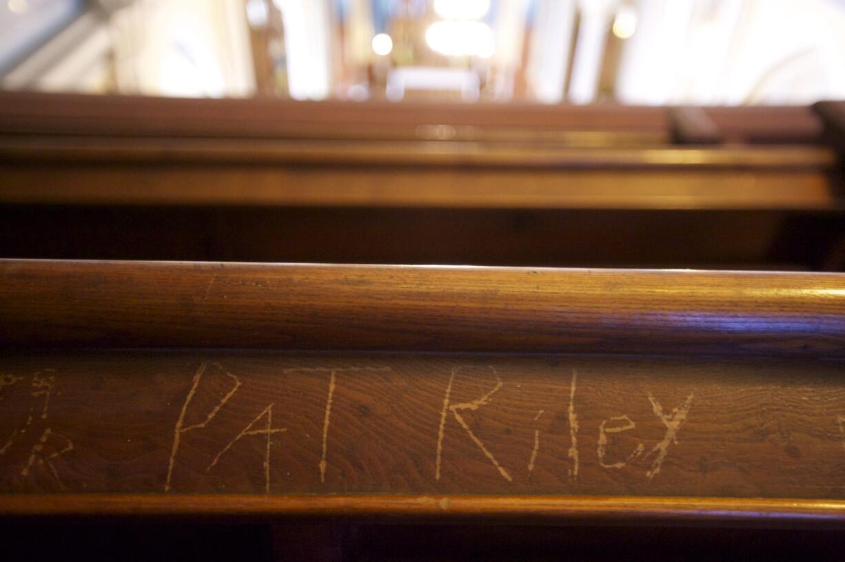 A boy who sat in the orphans' section at St.