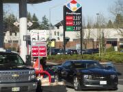 This week's AAA survey reported an average price of $2.56 per gallon for regular gasoline in Vancouver, but this Fred Meyer at  11325 S.E. Mill Plain Blvd., with a price of $2,25 per gallon, easily beat the average on Tuesday.